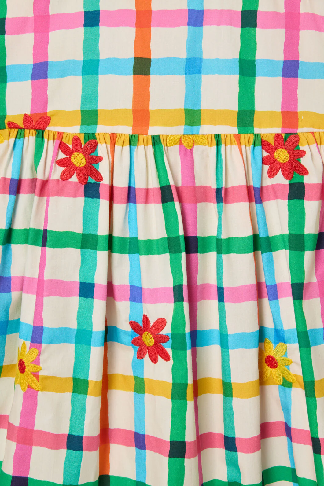 Floral Emb Kids Dress - Image 3
