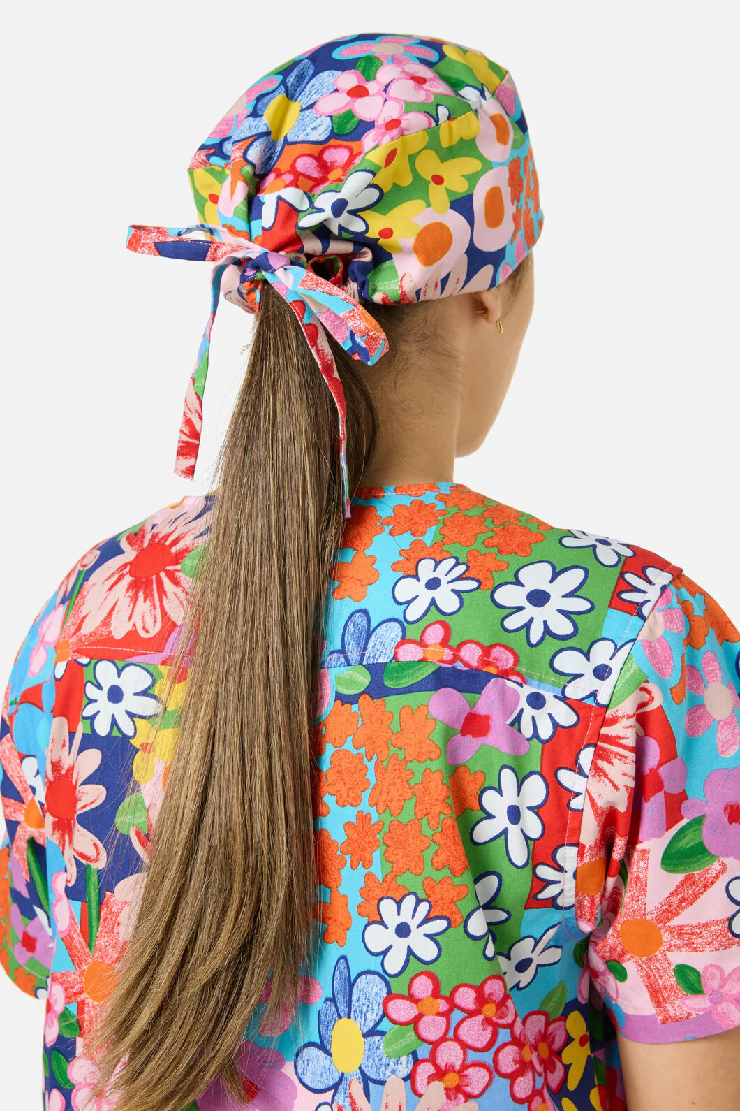 Floral Field Scrub Hat - Image 2