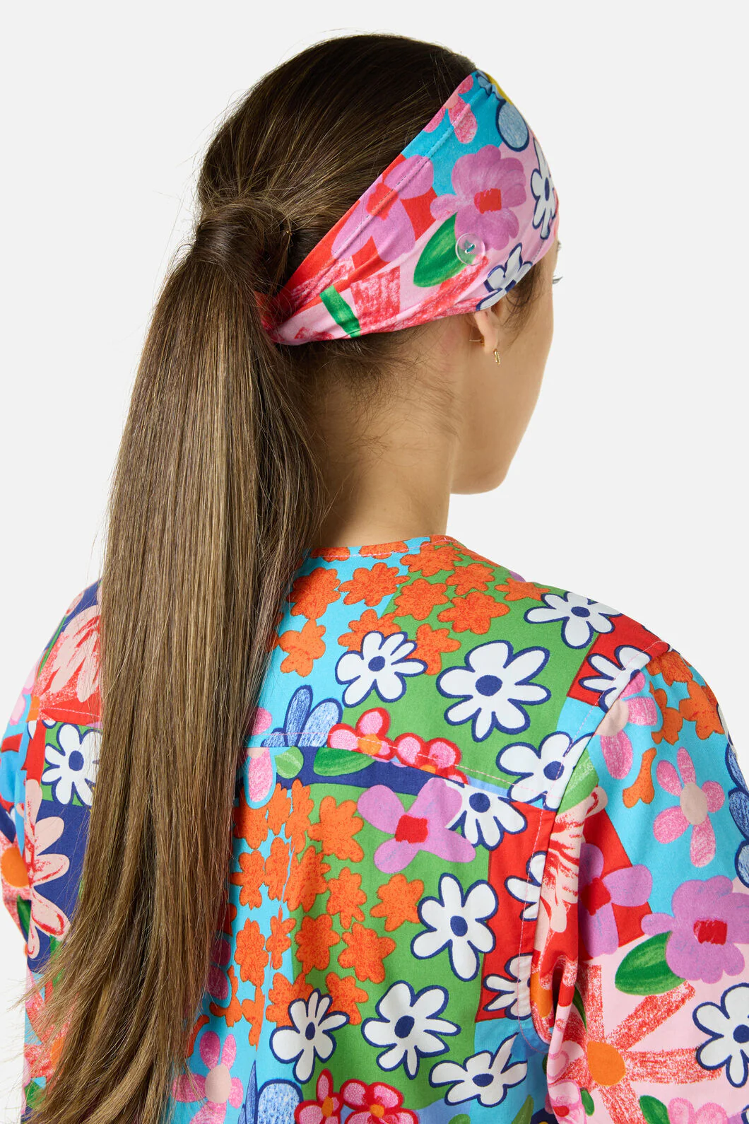 Floral Field Scrub Headband - Image 2