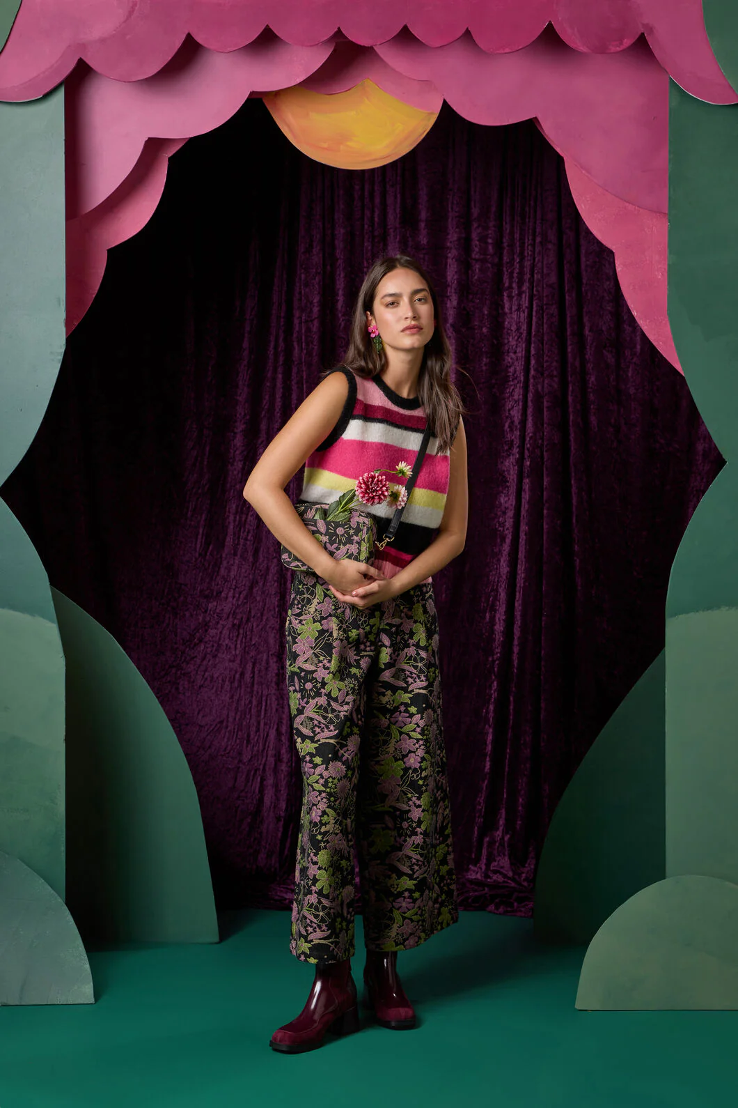 Floral Flight Denim Skort - Image 5
