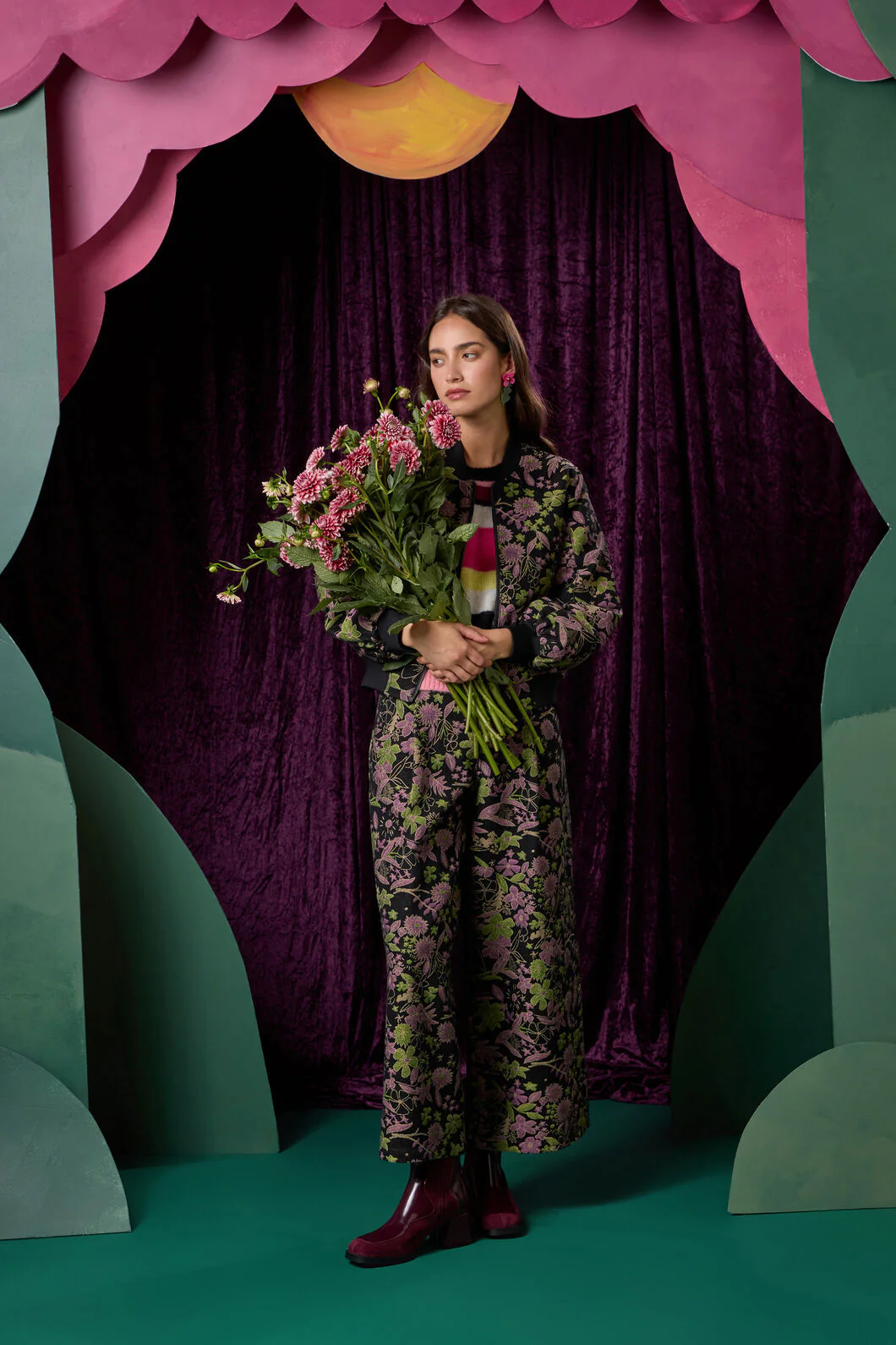 Floral Flight Denim Skort - Image 6