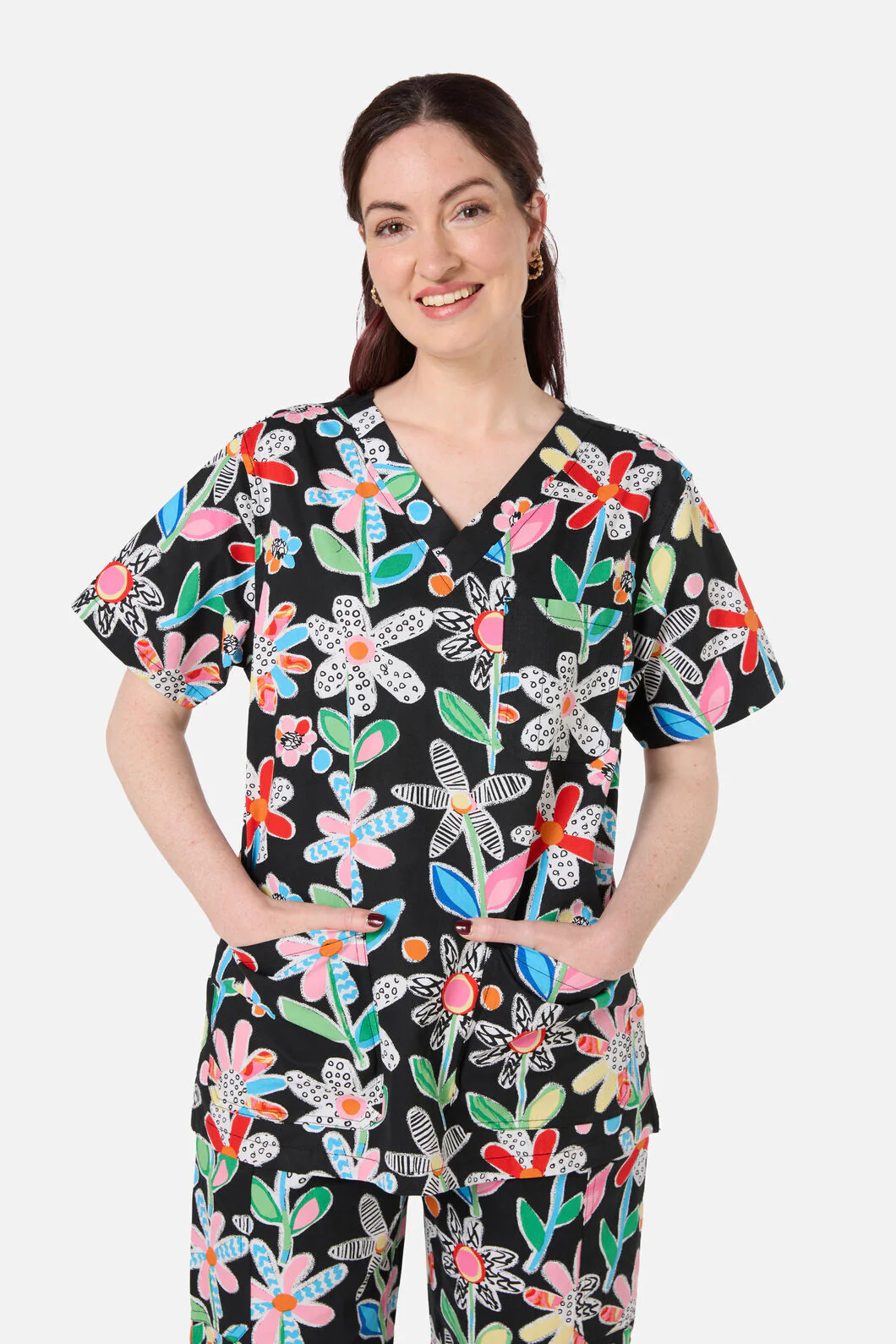 Floral Play scrub set - Image 4