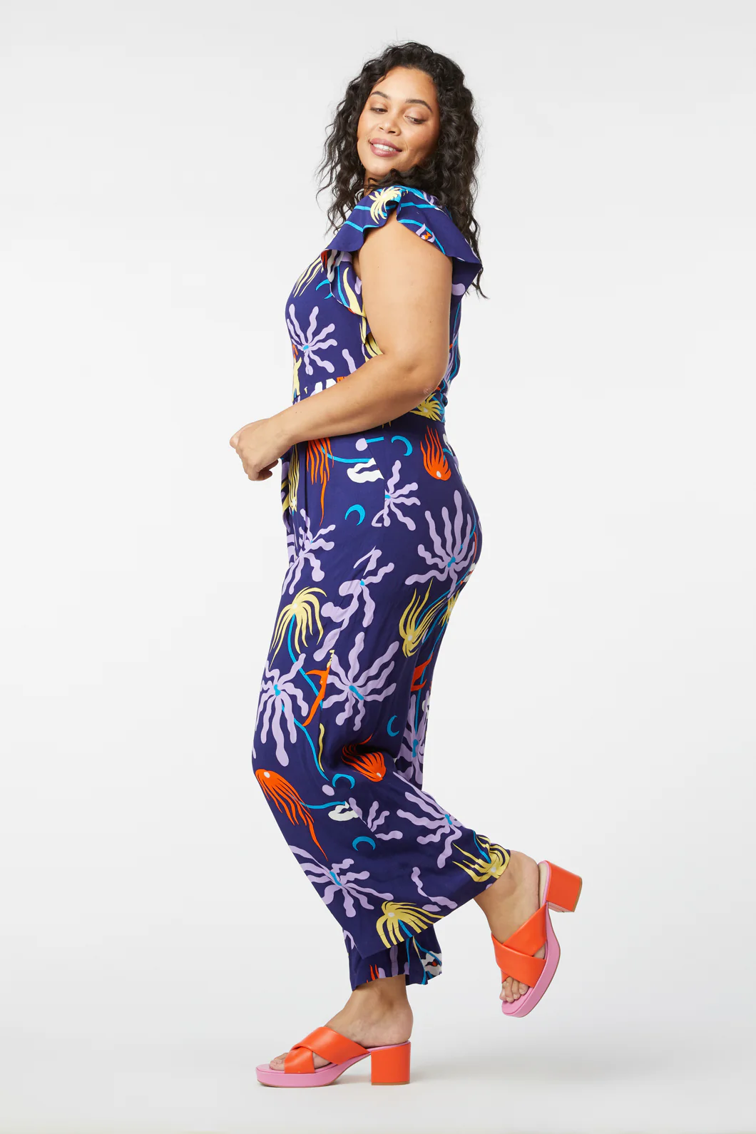 Floral Spring Pantsuit - Image 4