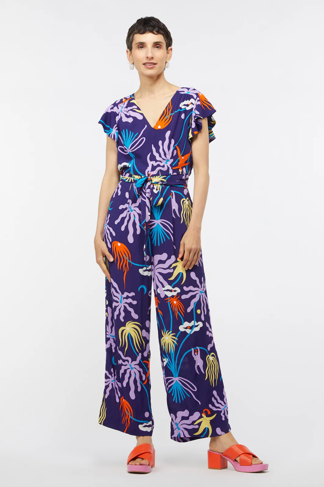 Floral Spring Pantsuit - Image 6