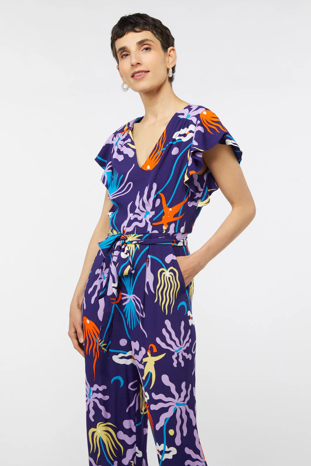 Floral Spring Pantsuit - Image 7