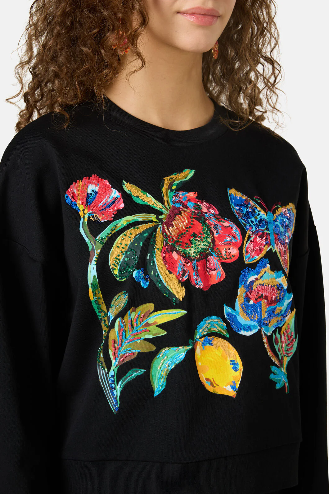 Floral Symphony Emb Sweater - Image 5
