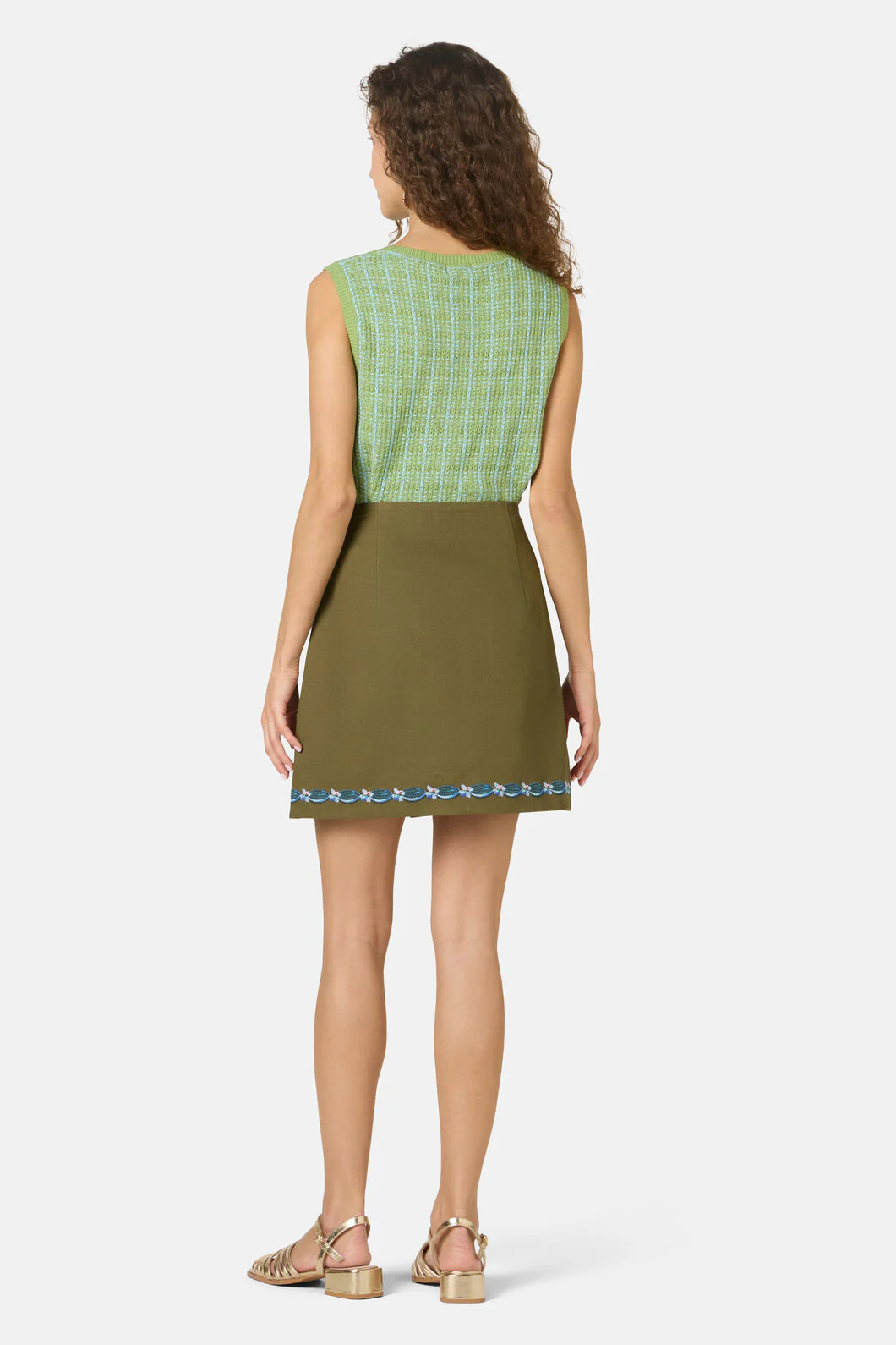 Floral Symphony Mini Skirt - Image 3