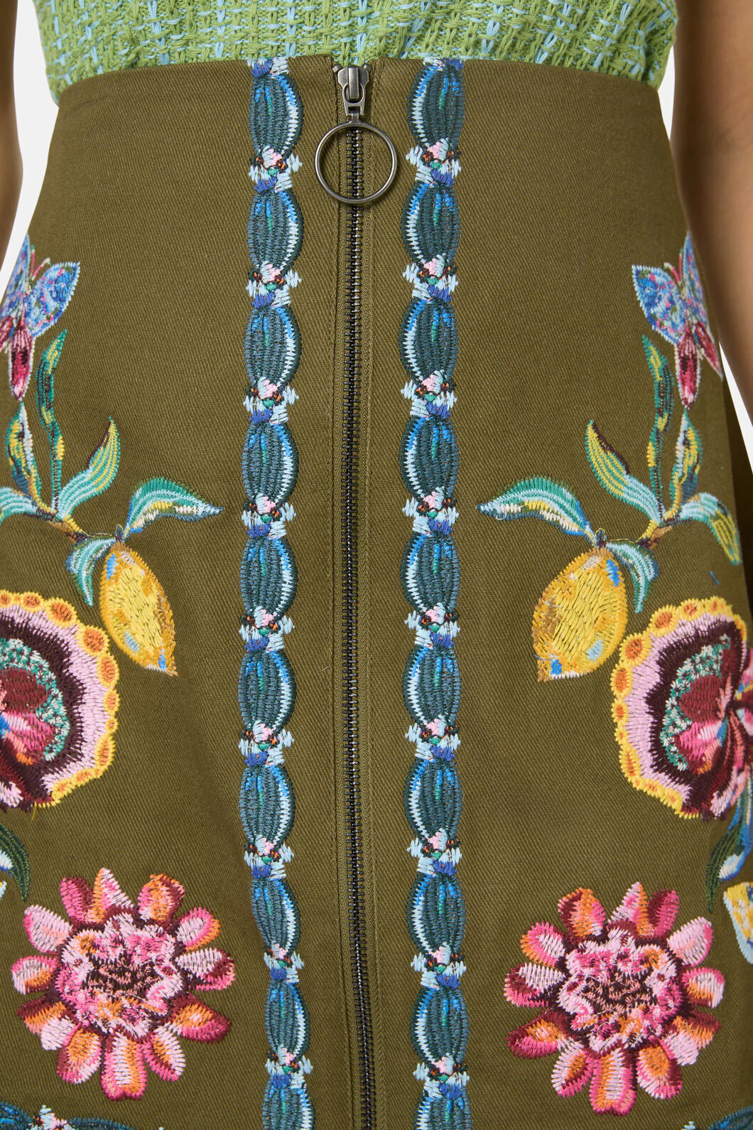 Floral Symphony Mini Skirt - Image 4