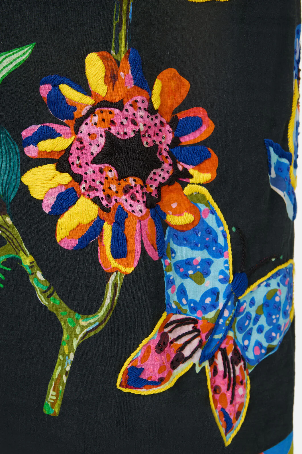 Floral Symphony Embroidered Dress - Image 6