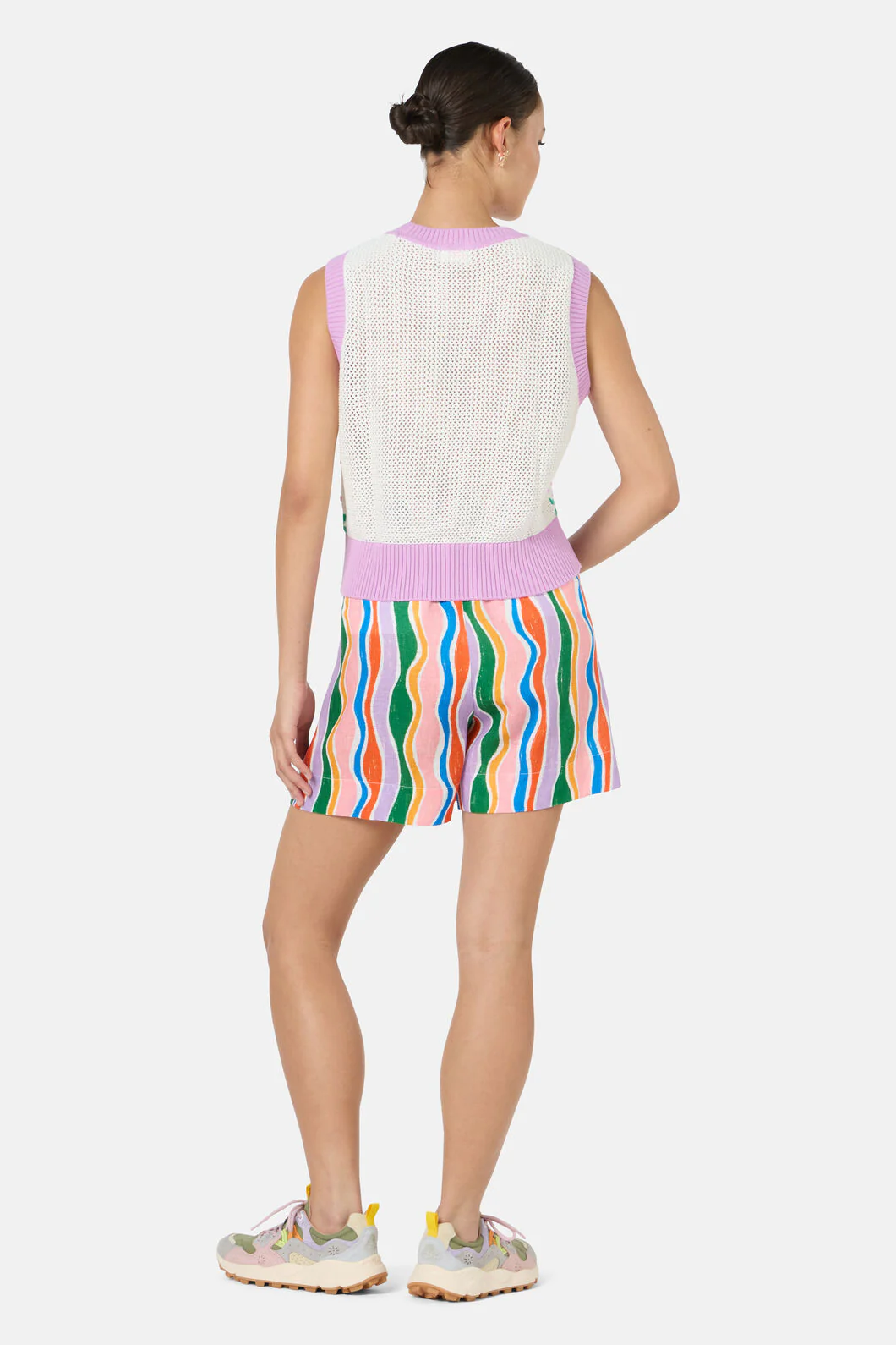 Flower Crochet Knit Vest - Image 5