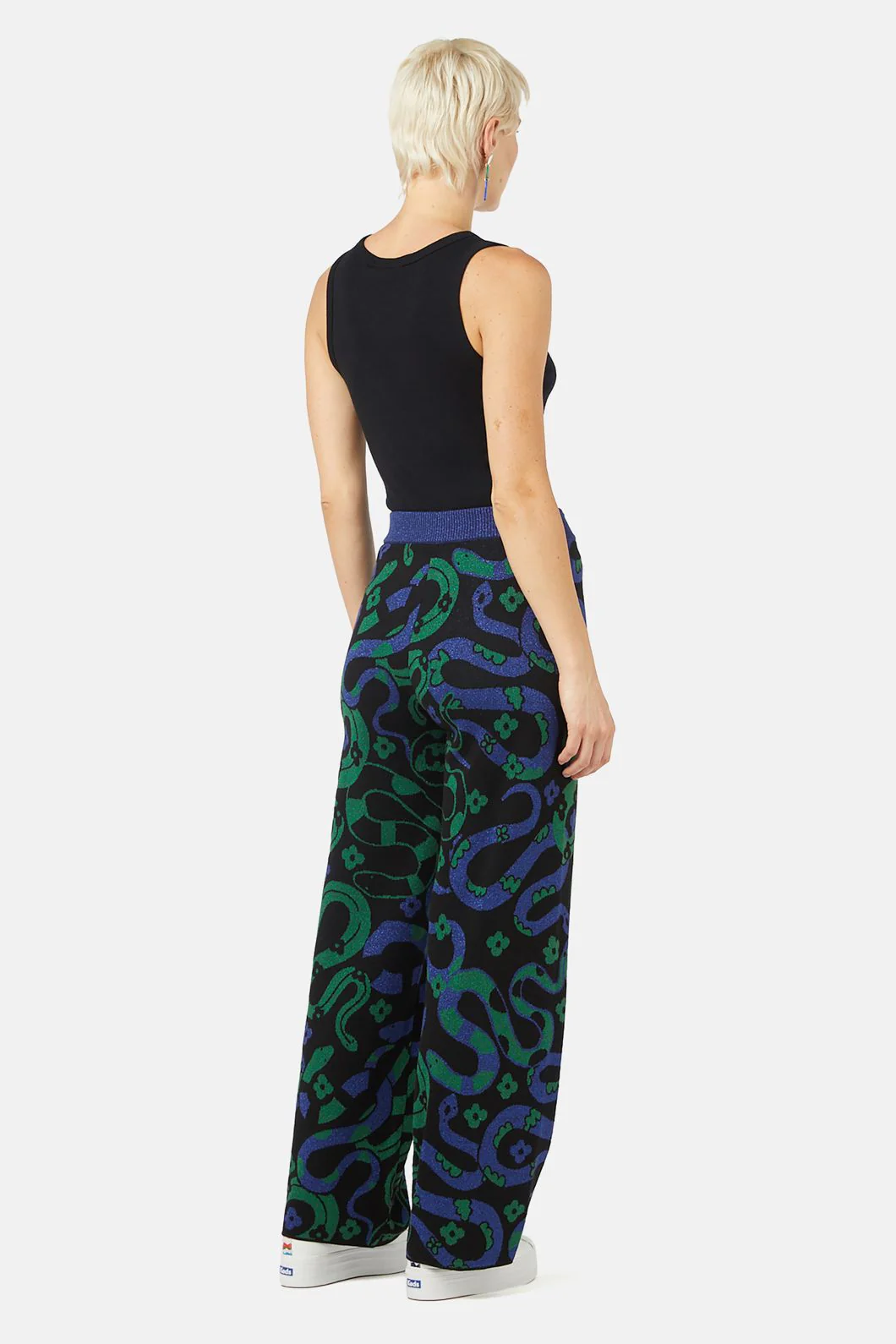 Flower Snake Knit Pant - Image 4