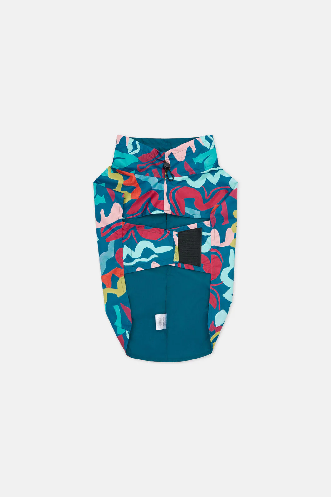 Fluid Rhythm Navy Pet Raincoat - Image 4