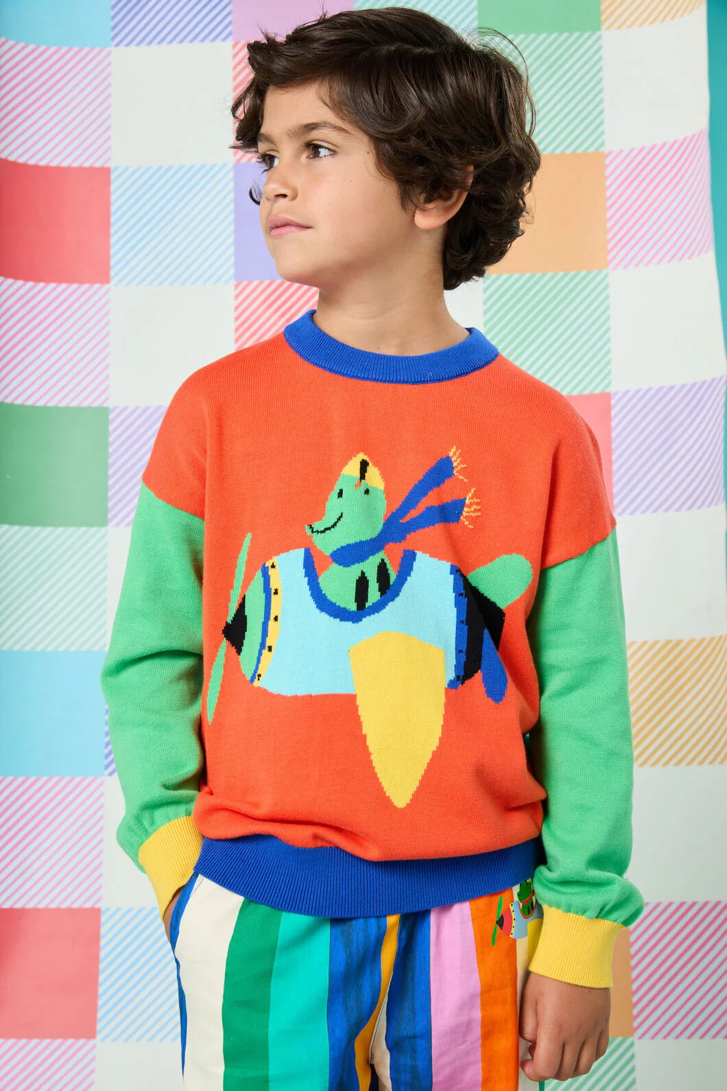 Flying Frogs Kids Knit