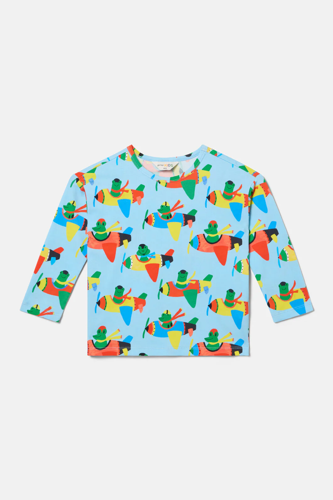 Flying Frogs Kids Long Sleeve T-Shirt - Image 2