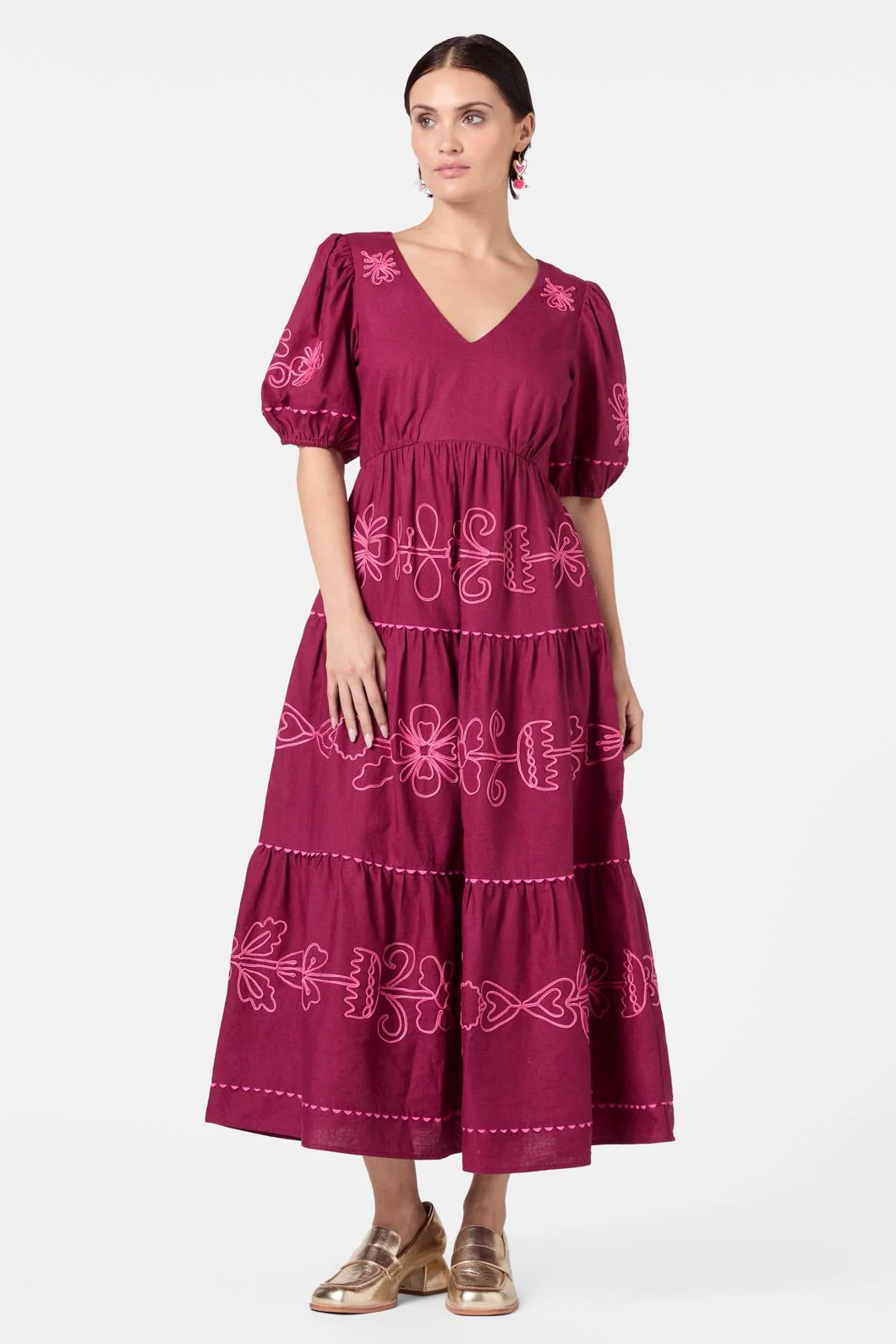 Folk Tales Tiered Dress - Image 3