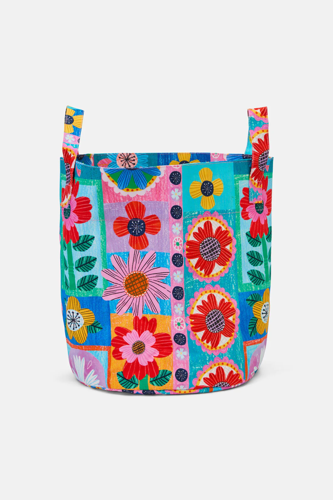Folksy Floral Kids Toy Basket