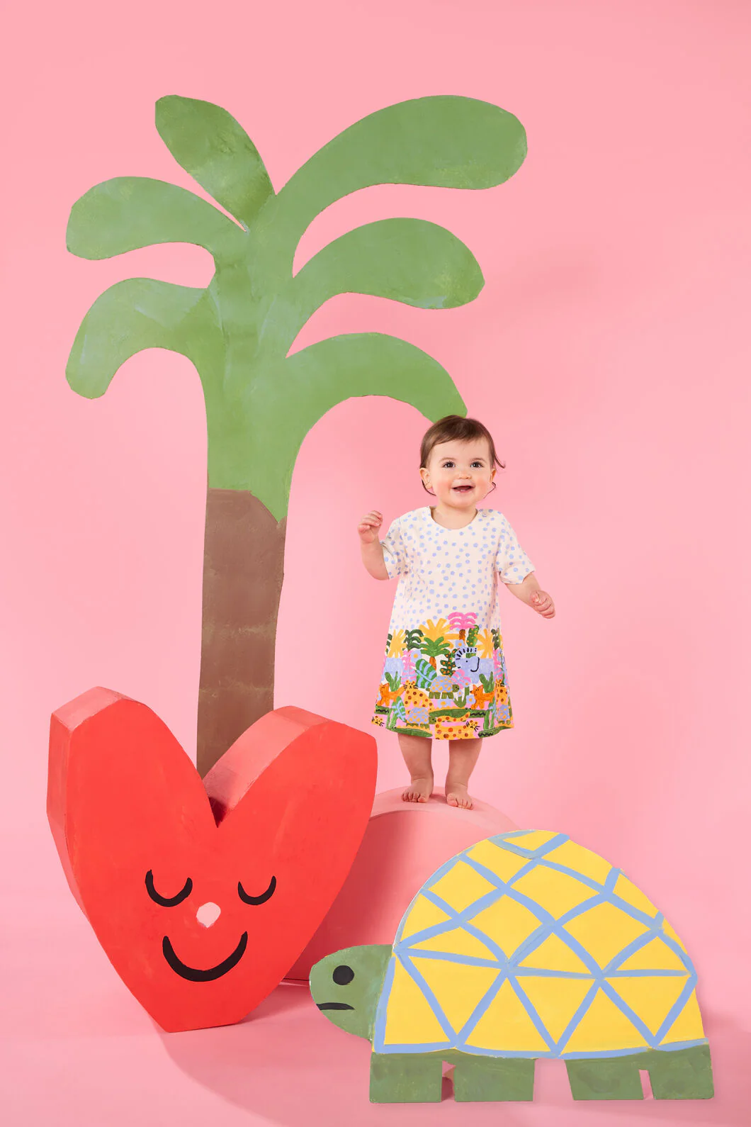 Forest Border Baby Dress