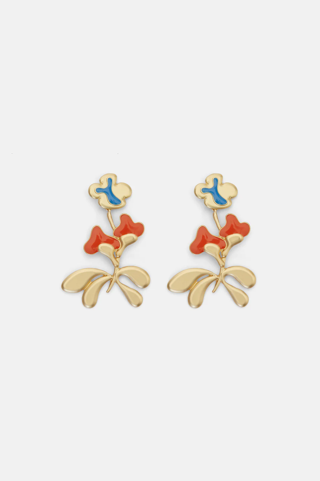 Foxglove Gold Earrings - Image 2
