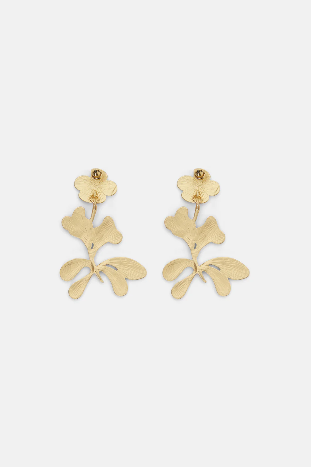 Foxglove Gold Earrings - Image 3