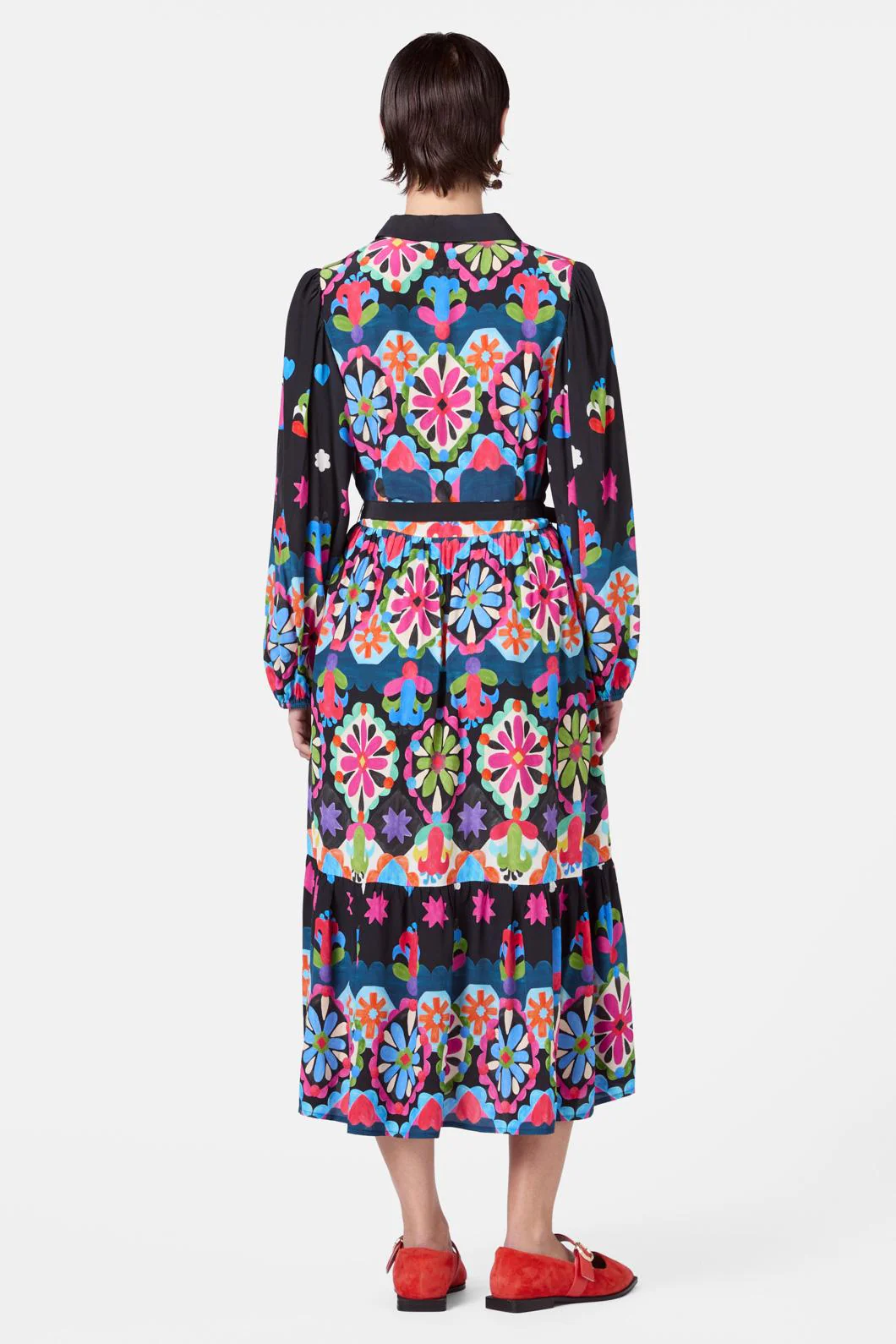 Friendly Folk Shirt Dress - Image 7