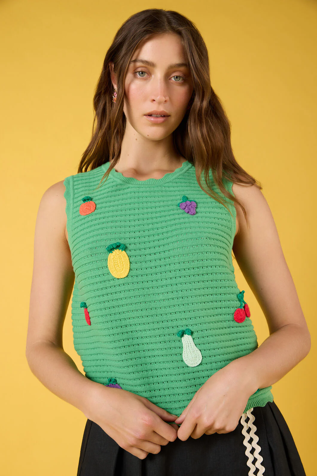Fruit Party Cotton Knit Tank