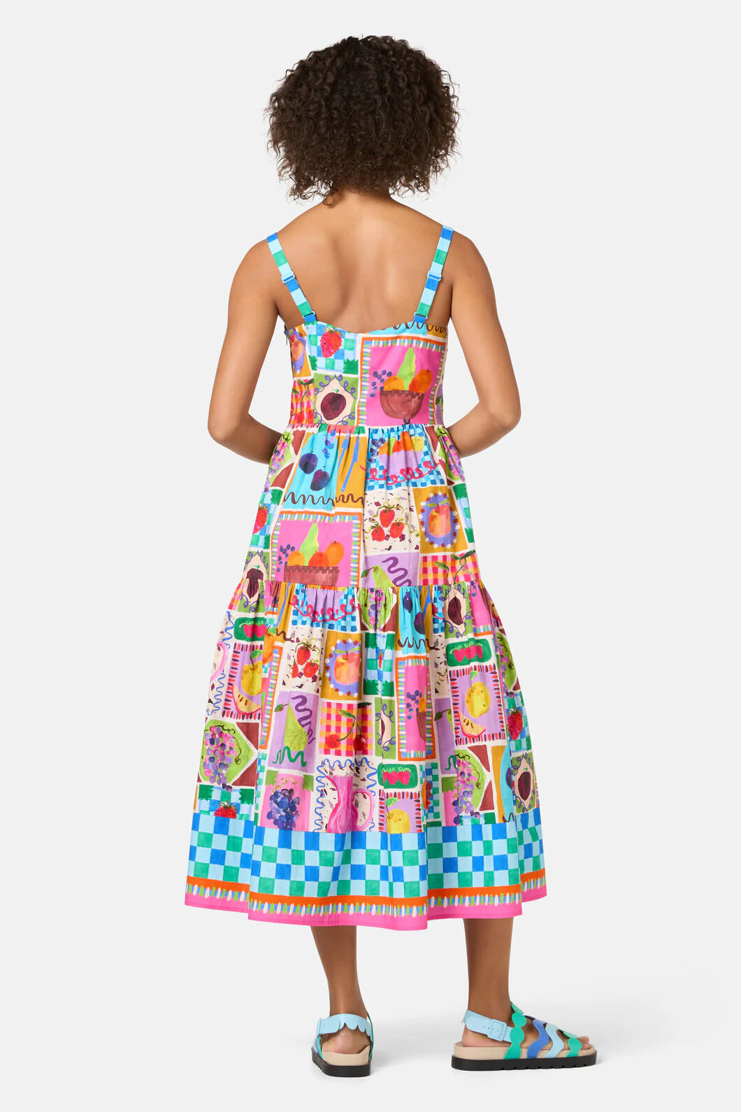 Fruit Party Print Long Dress - Image 6