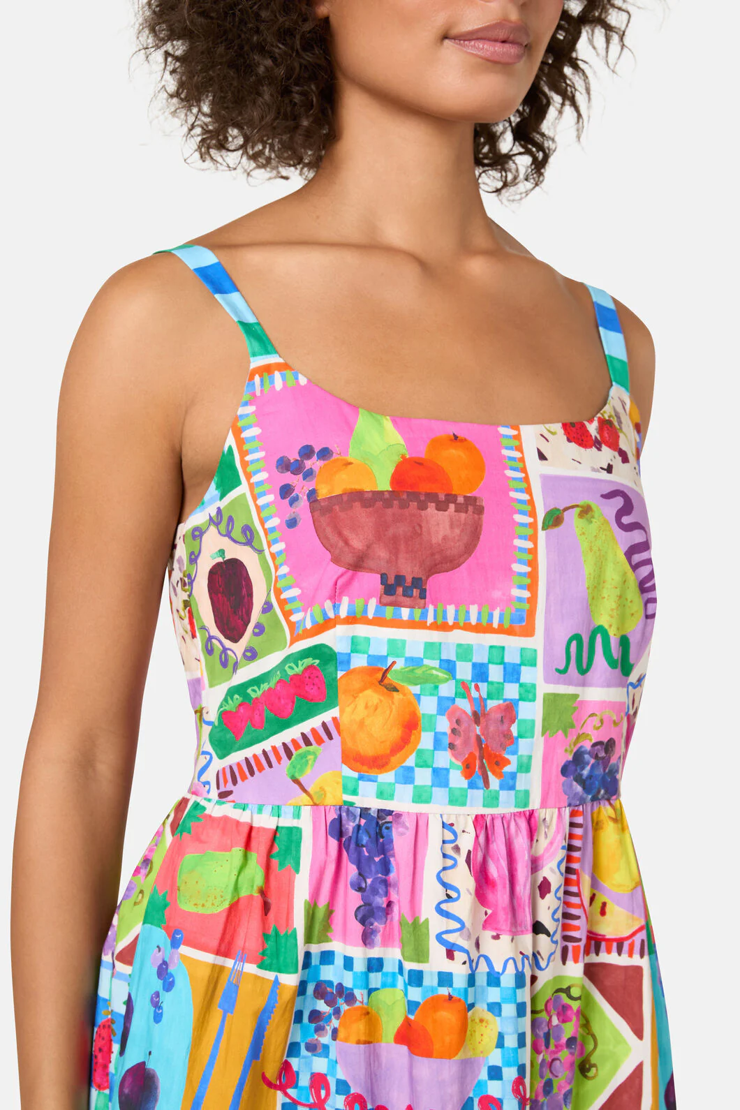 Fruit Party Print Long Dress - Image 7