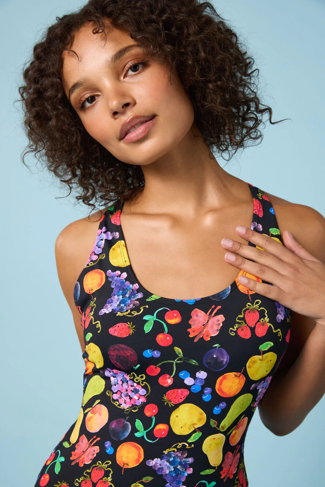 Fruit Party Print One Piece - Image 5