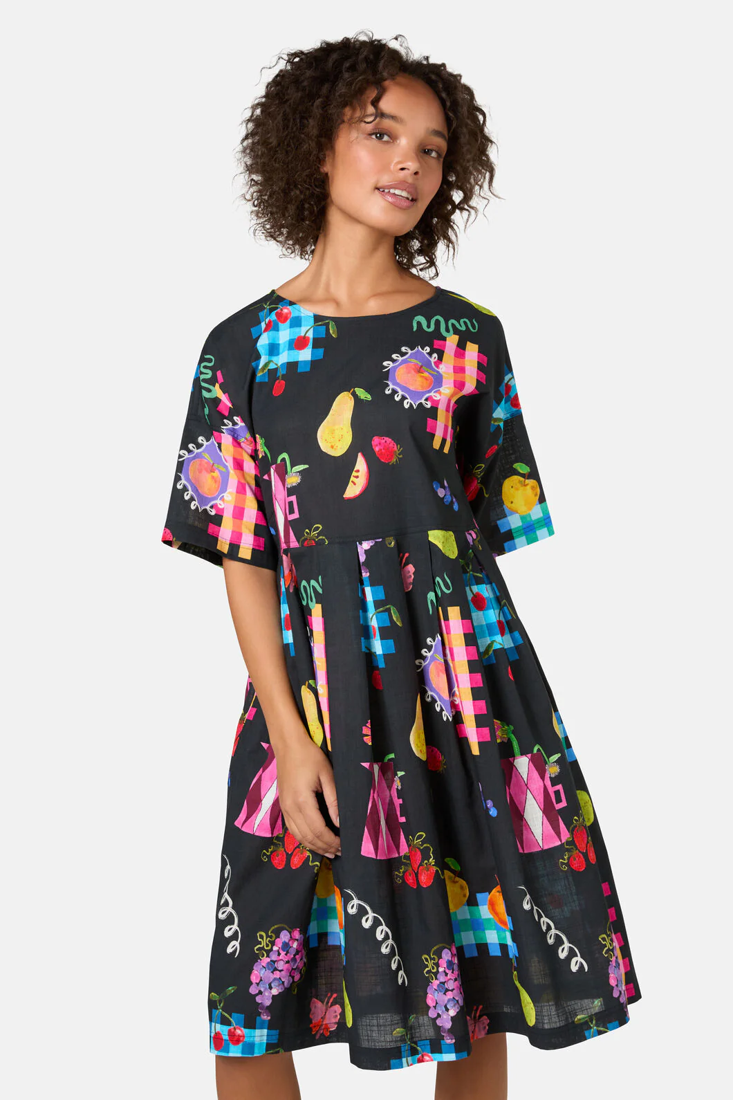 Fruit Party Print Sadie Dress - Image 2