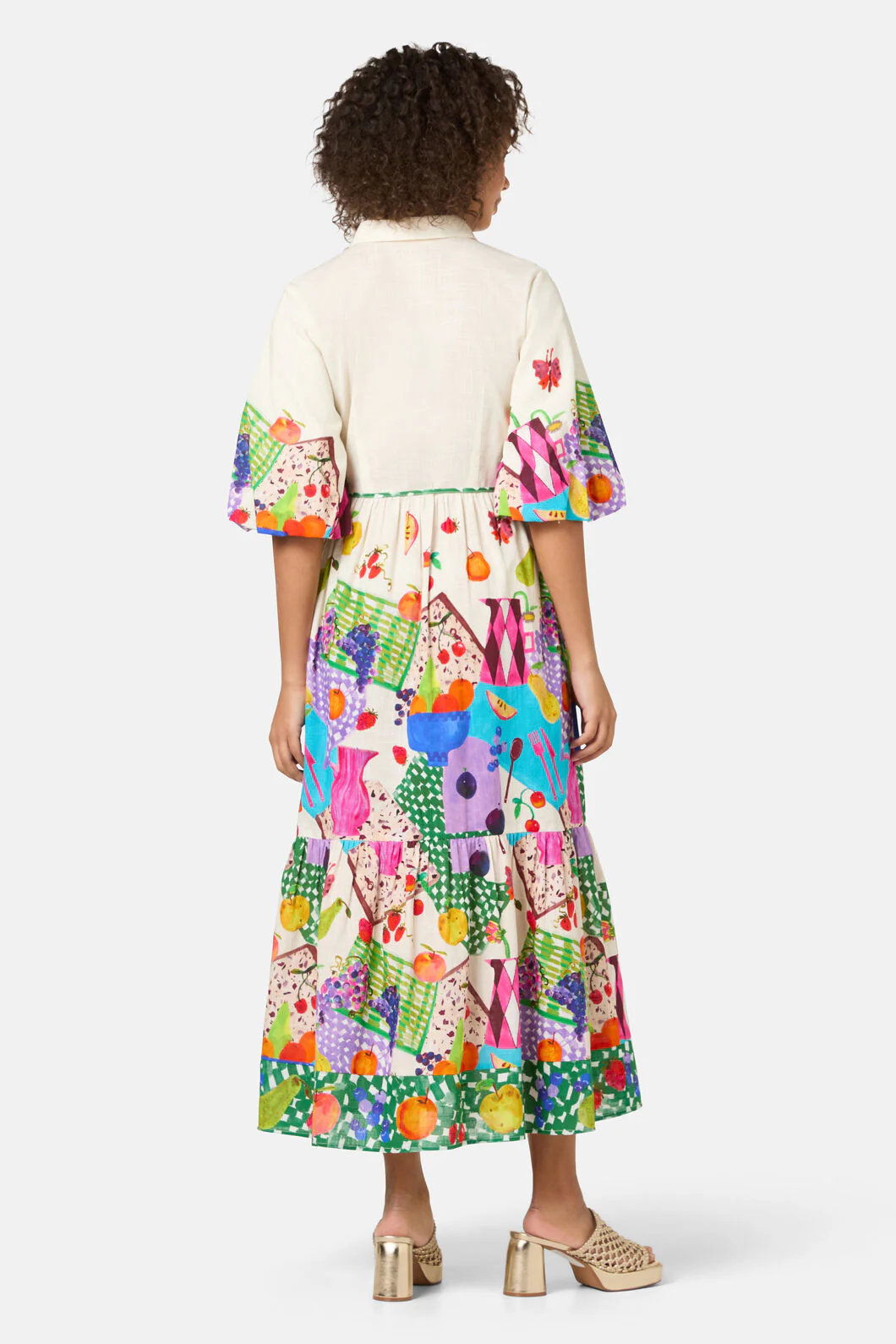 Fruit Party Print Shirt Dress - Image 6