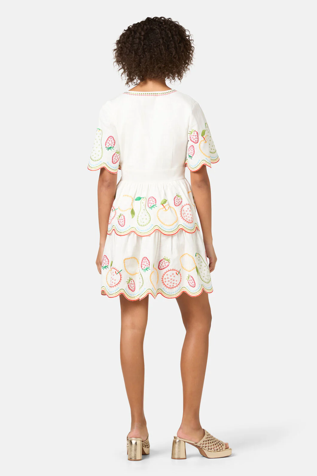 Fruity Anglaise Emb Dress - Image 5