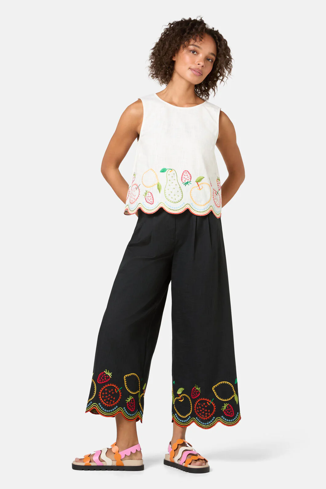 Fruity Anglaise Embroidered Tank - Image 3