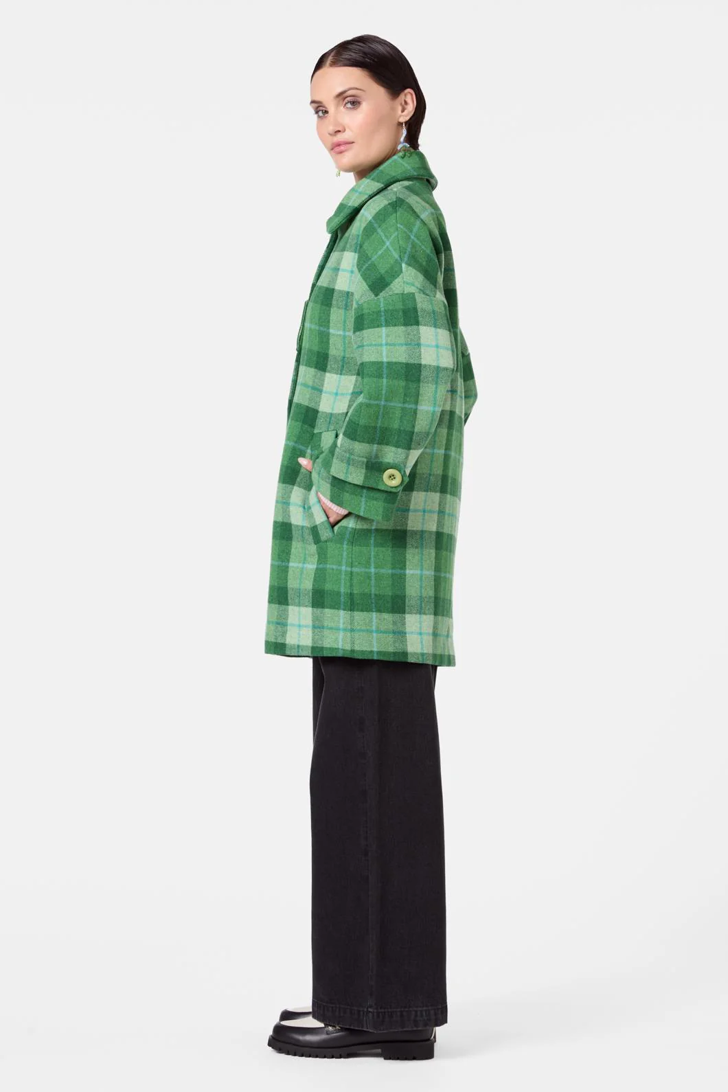 Garden Check Coat - Image 6
