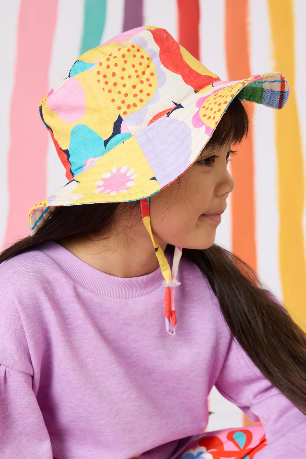 Geo Floral Kids Hat