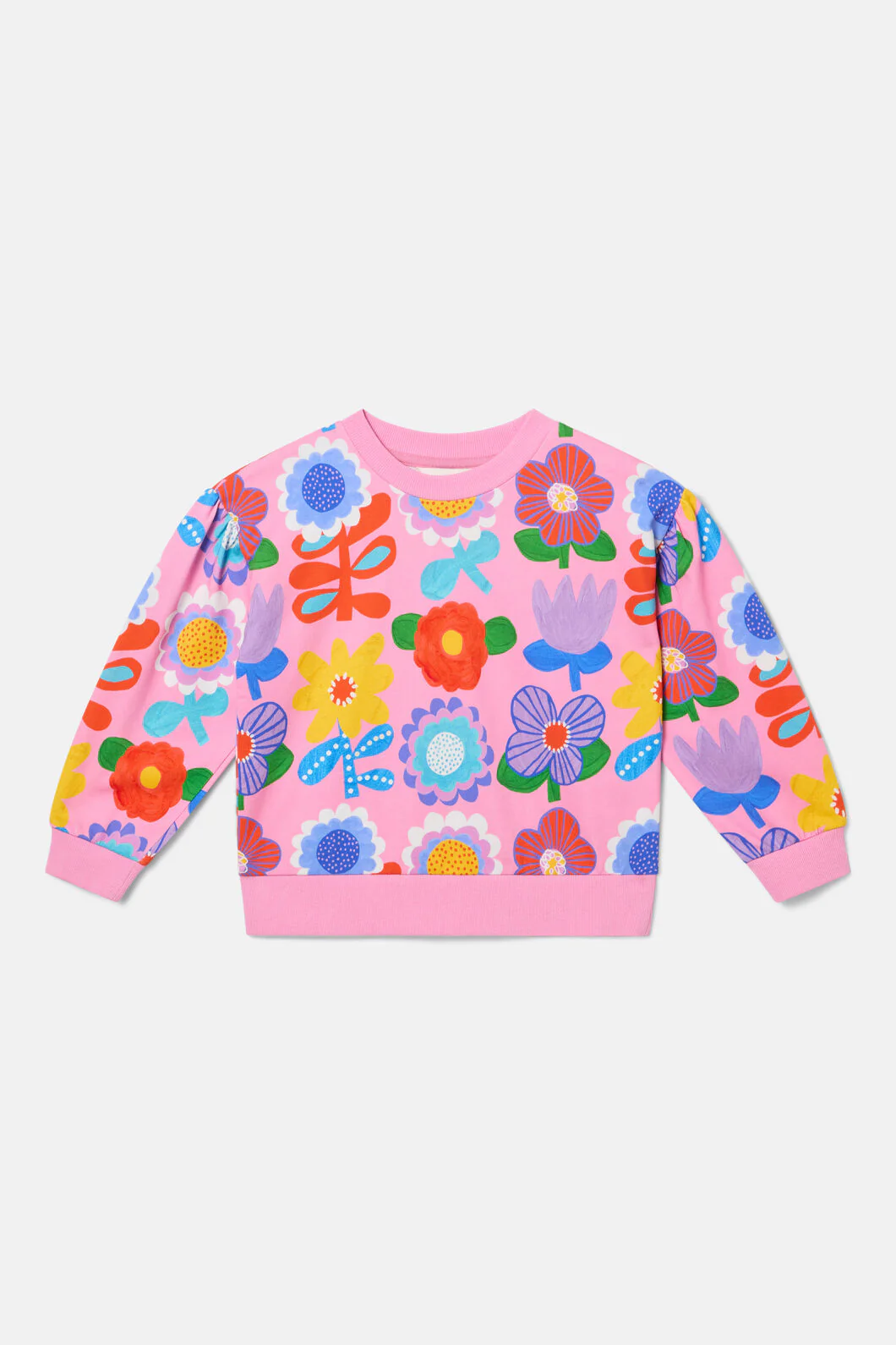 Geo Floral Kids Sweater - Image 2