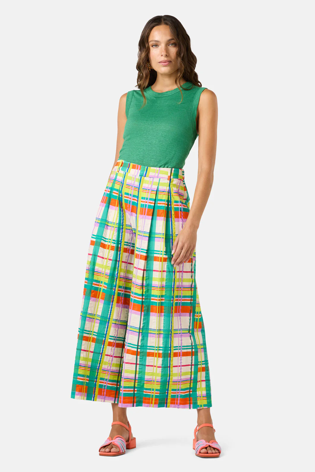 Geo Pop Check Skort