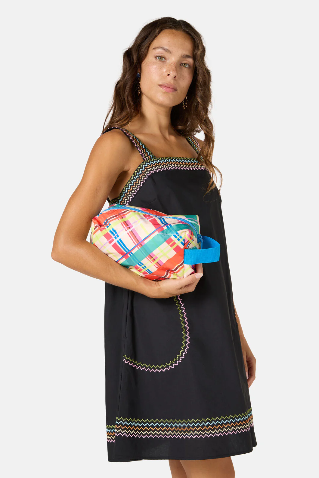 Geo Pop Check Travel Bag