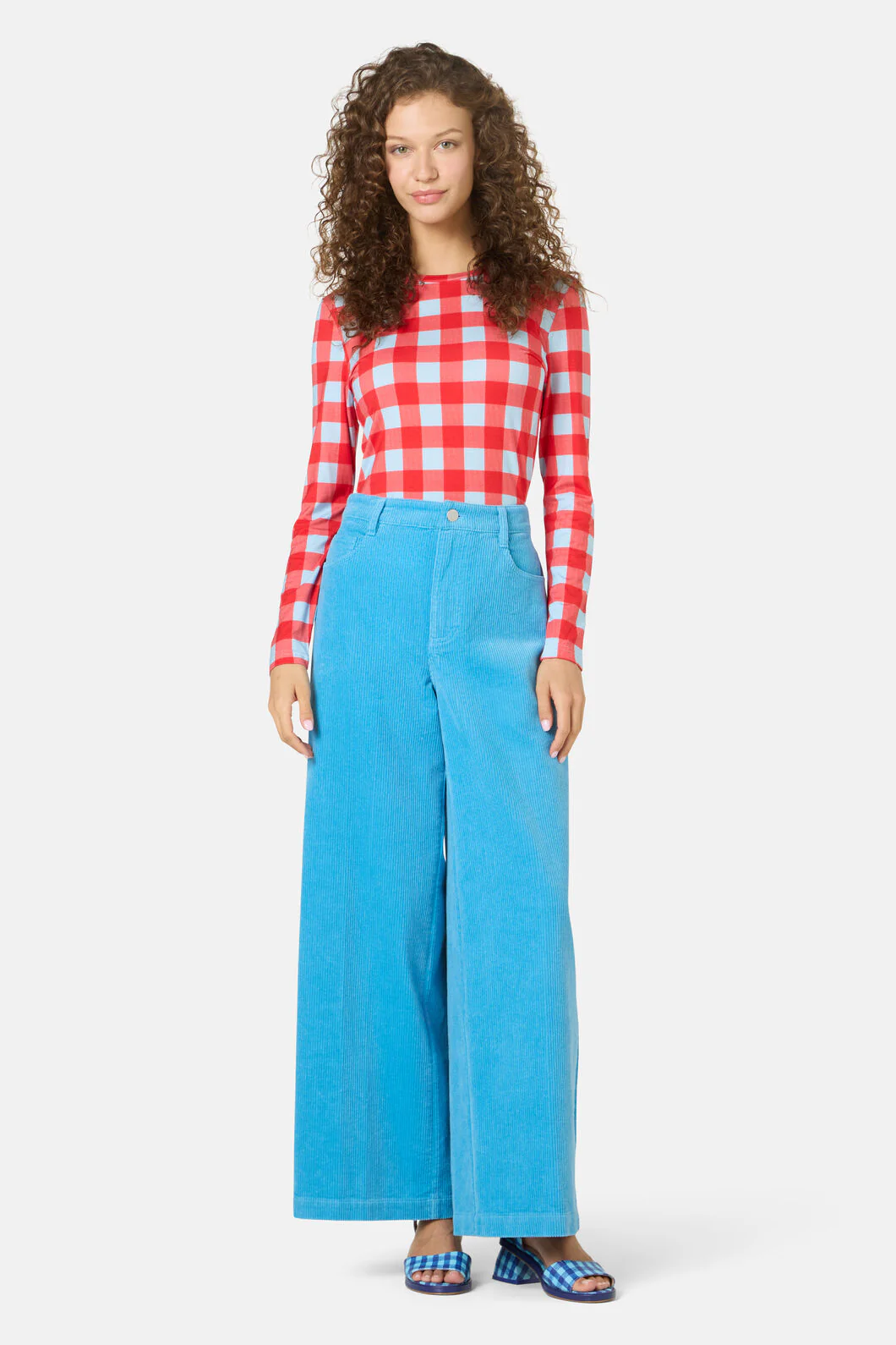 Gimme Gingham Long Sleeve Top - Image 3