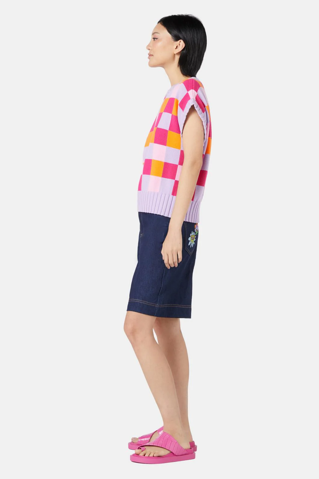 Gingham Garden Vest - Image 3