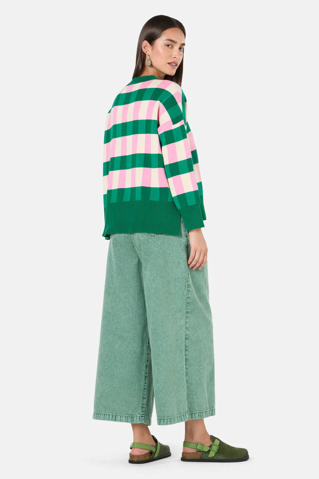 Graphic Check Jumper - Image 4