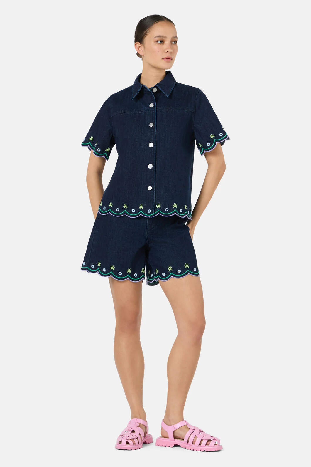 Greta Denim Short - Image 5