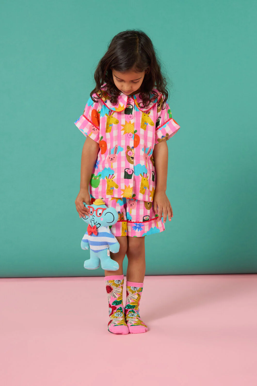 Happy Guys Gingham Kids Pyjama