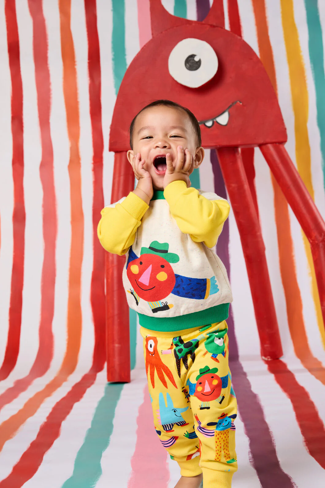 Happy Monster Baby Sweater