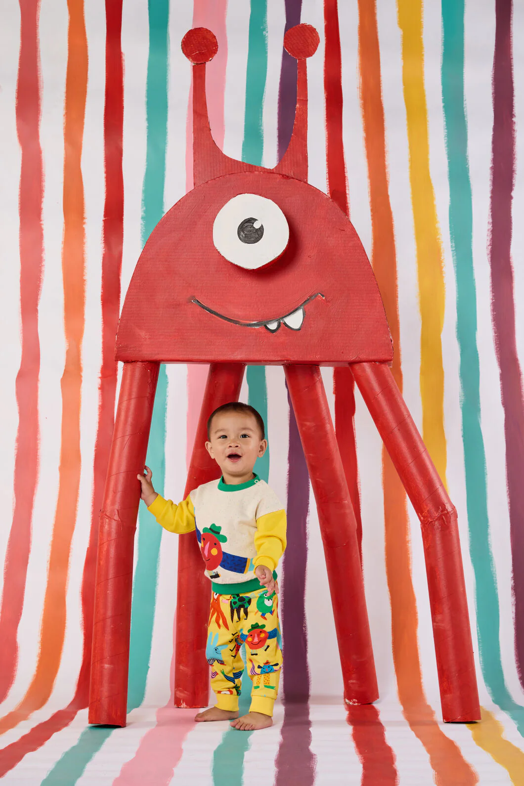 Happy Monster Baby Sweater - Image 2