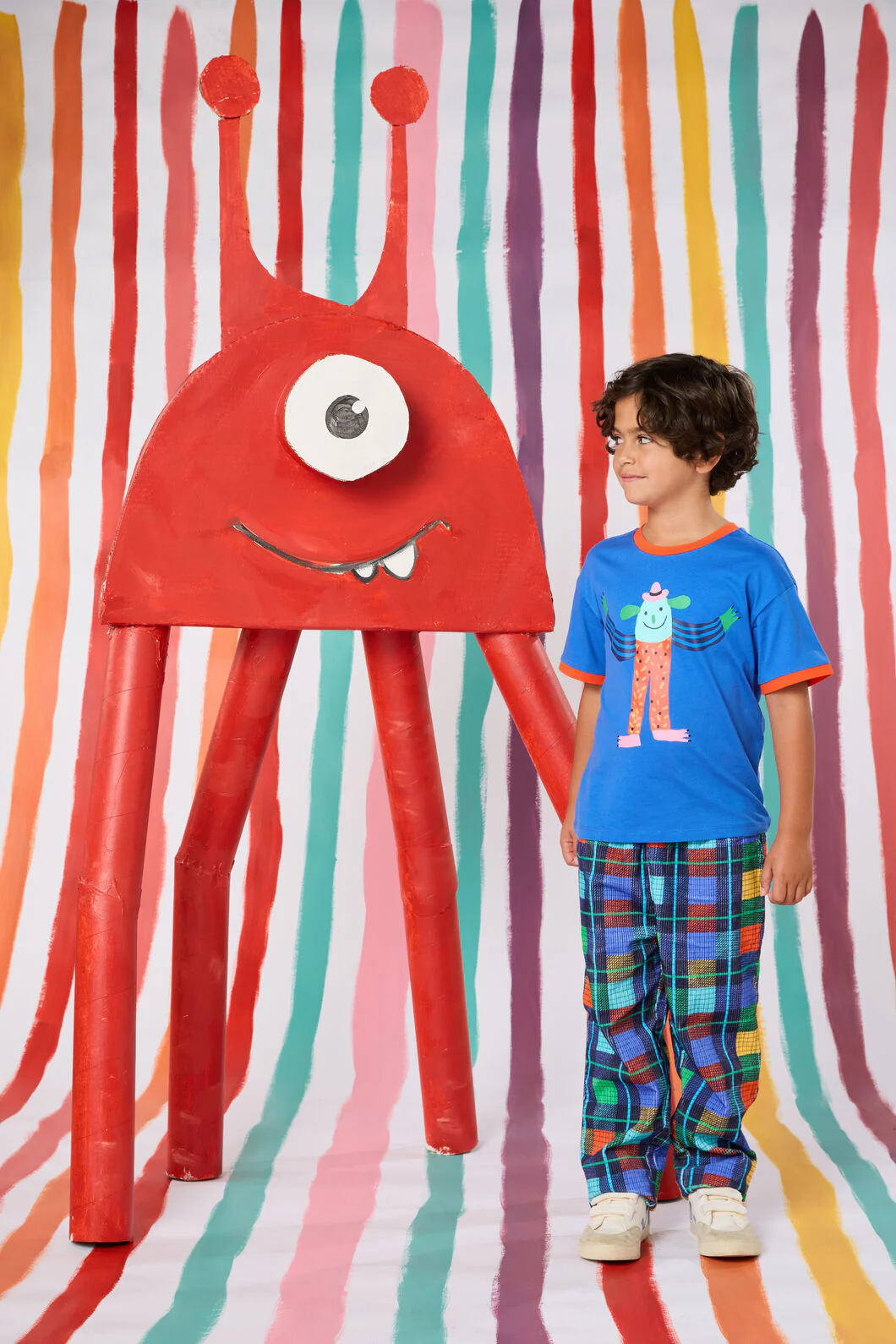 Happy Monster Guy Kids T-Shirt
