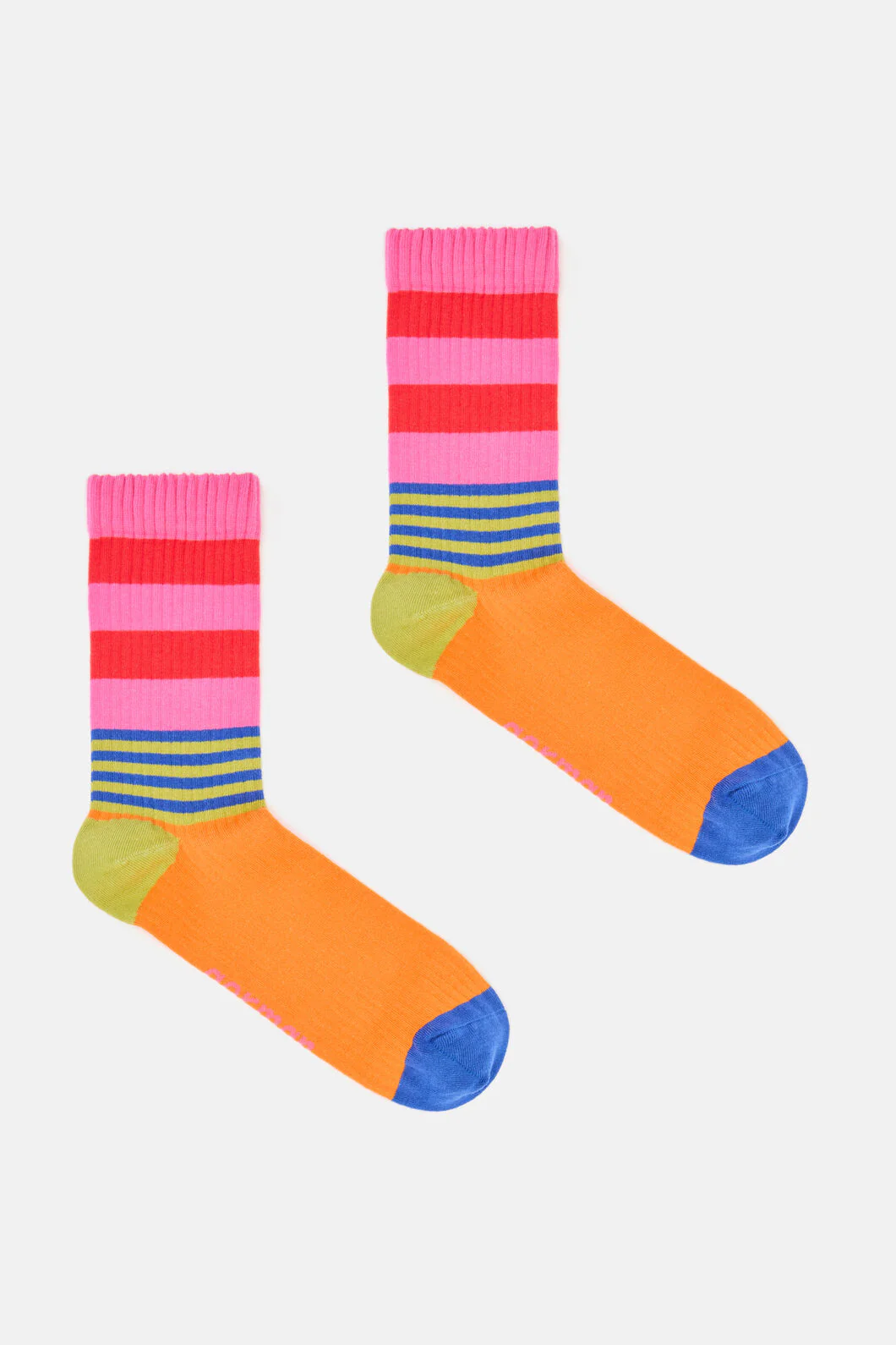 Harvey Rib Boot Sock Pink