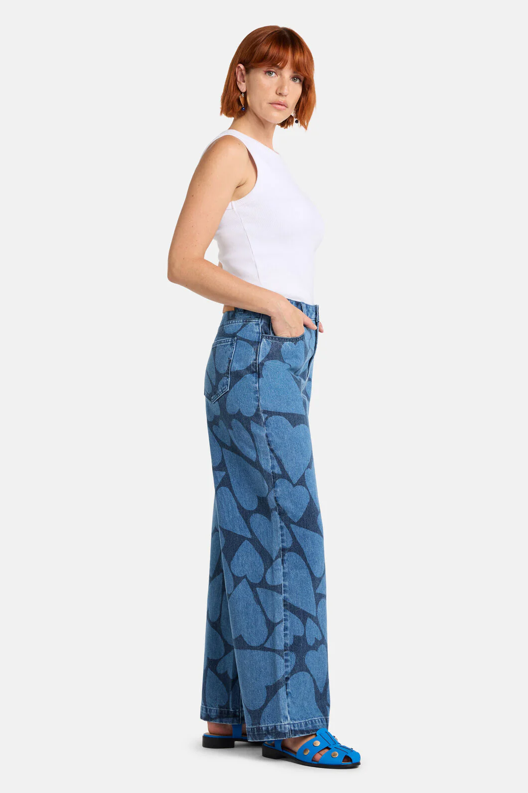 Heartbeat Denim Wide Jean - Image 2