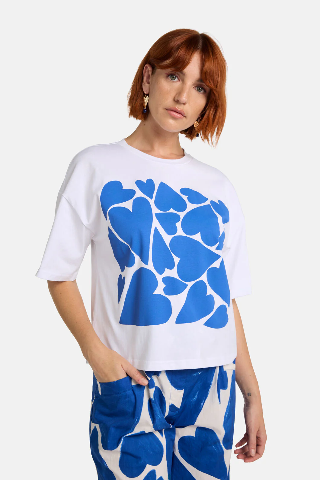 Heartbeat Placement Relaxed Tee