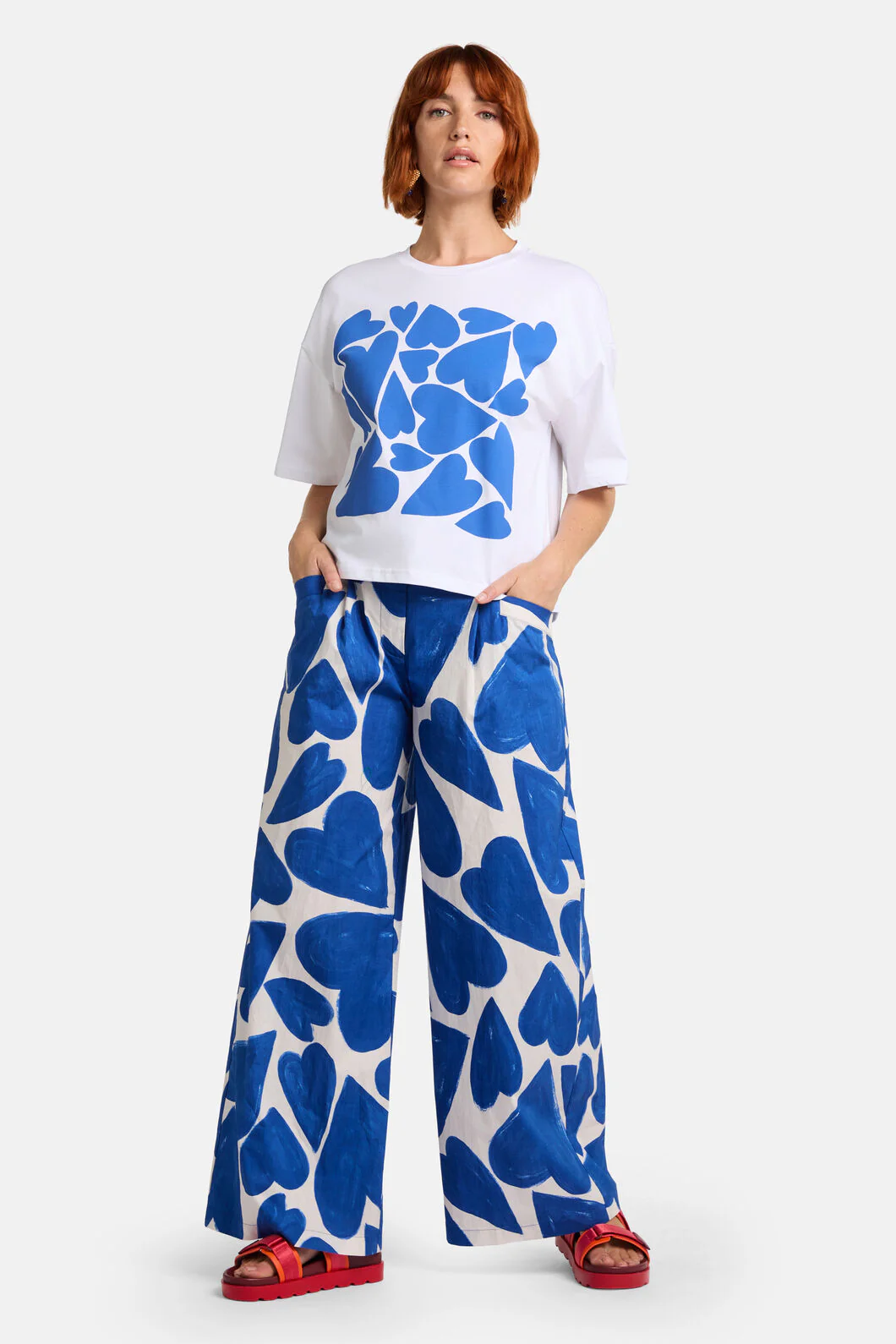 Heartbeat Placement Relaxed Tee - Image 2