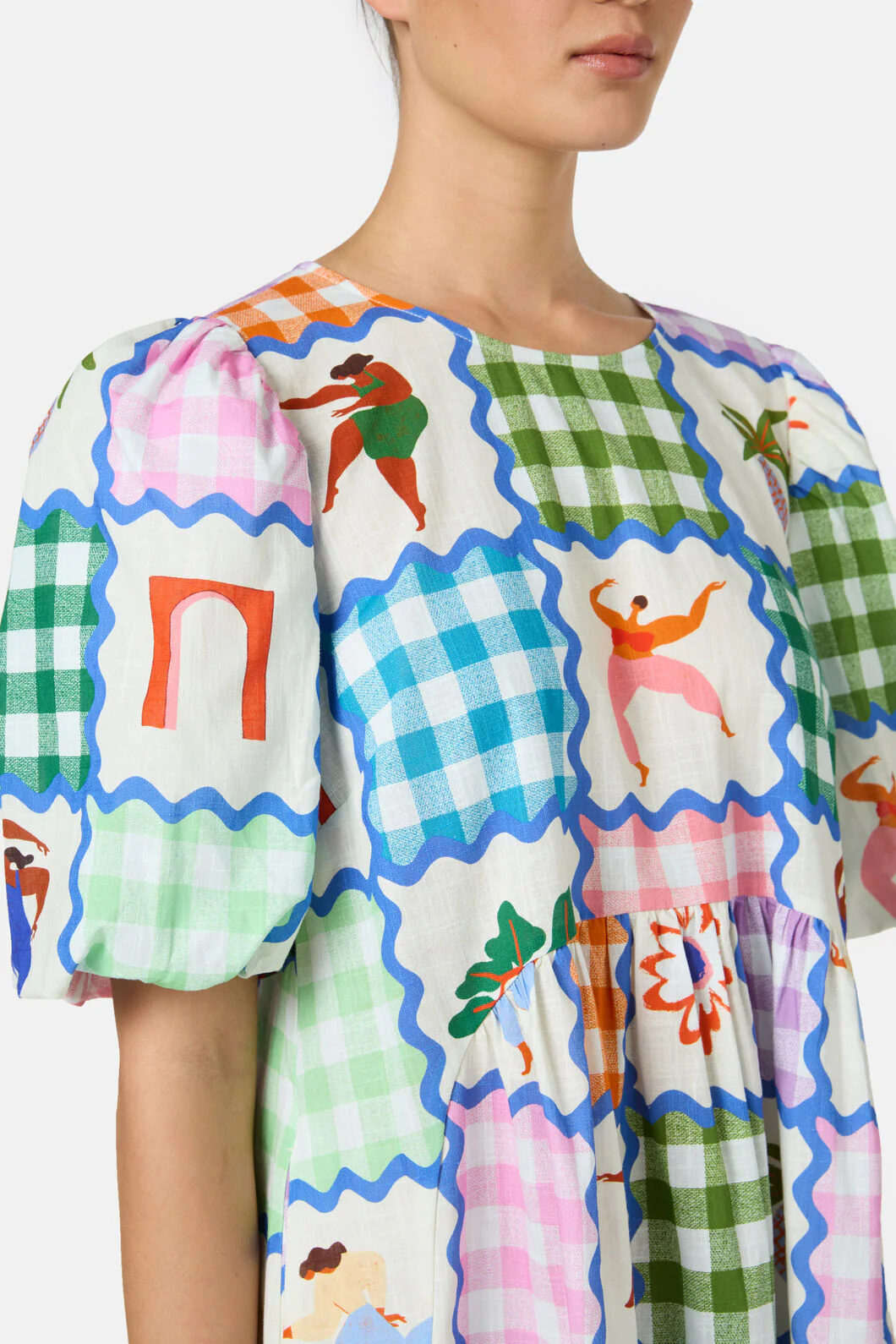 Hidden Paradise Patchwork Dress - Image 5